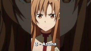 OS 5 PERSONAGENS MAIS FORTES DE SWORD ART ONLINE #shorts