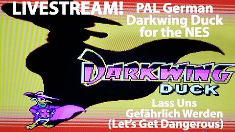 Live Archive DarkWing Duck by Capcom PAL German Version - Played on the Retro-bit Super Retro Trio+