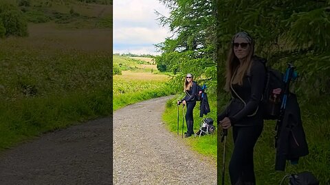 Beautiful pose beside Allander Water on The West Highland Way Scotland #westhighlandway