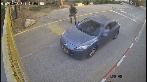 Hamas terrorists ambush a man opening a gate to a Jewish neighborhood