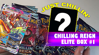 Opening Pokemon Chilling Reign Elite Trainer Box #1