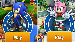 Boscage Maze Sonic VS Jingle Belle Amy I Sonic Dash