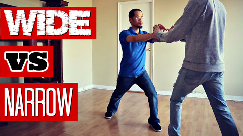 What’s The DIFFERENCE Between A WIDE STANCE And A NARROW STANCE in Kung Fu?