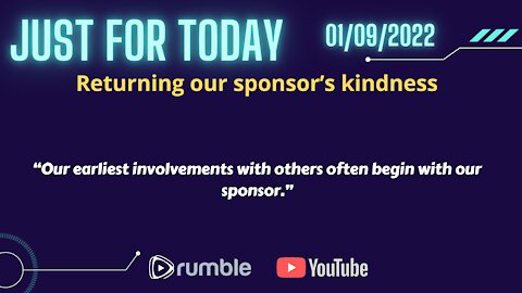 Returning our sponsors kindness - 1-9