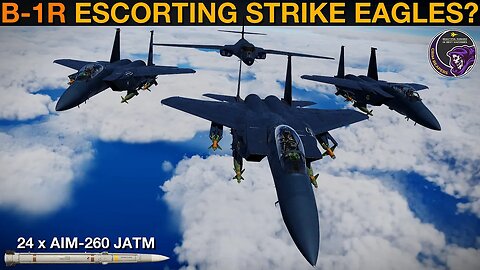 Could A B-1R Strategic Bomber Provide Air Cover For Fighters On A Deep Strike?! (WarGames 162) | DCS