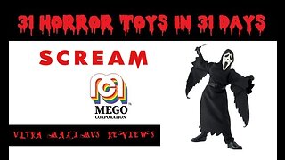 🎃 Ghost Face | Scream | MEGO | 31 Horror Toys in 31 Days