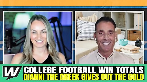 College Football Picks and Predictions | Gianni The Greek's College Football Win Totals | BOI Clips