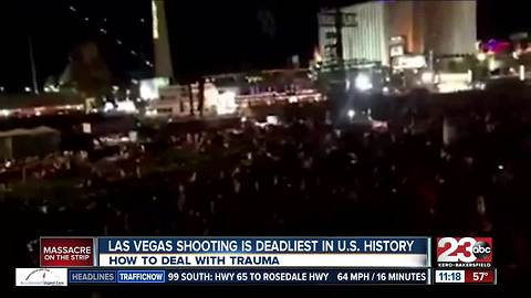 Clinical psychologist discusses emotional distress, mental health following Vegas shooting