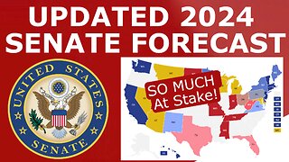Updated 2024 Senate Map Prediction (April 4, 2024)