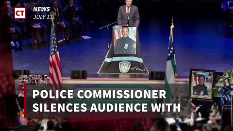 Police Commissioner Silences Audience With Brutal BLM Slam During Slain Cop's Funeral