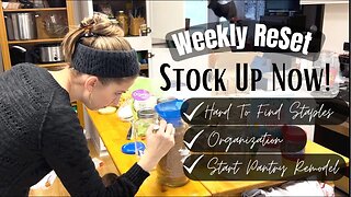 Pantry Restock and Refill Efficient Bulk Food Rotation for Hundreds of Pounds of Stockpiled Food