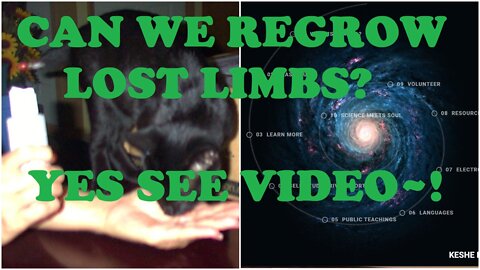 CAN WE REGROW LOST LIMBS, YES~! Future Proves Past