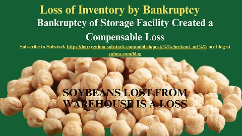 Loss of Inventory by Bankruptcy