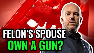 Can a FELON live in same house as a FIREARM?