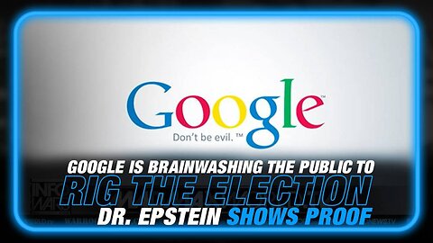 RIGGED ELECTION ALERT! Dr. Robert Epstein is Recording Data that Google is Using to Brainwash/l