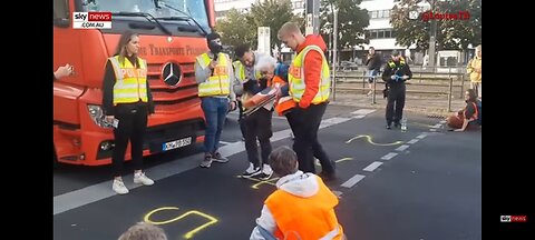 The end of climate protesters. People and police fighting back