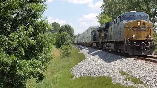 CSX I137 Intermodal Train from Creston, Ohio July 4, 2023