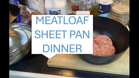 MINI MEATLOAF SHEET PAN | EASY DINNER!