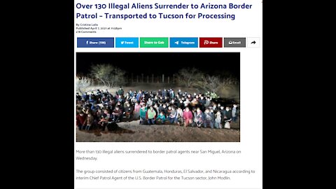 Border Crisis Continues, 130 Surrender, Payments to Illegals in NY, Biden and Gun Control