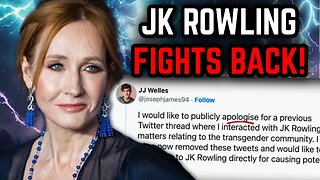 JK Rowling Fights Back! | Forces Trans Activist to Publicly Apologize on Twitter!