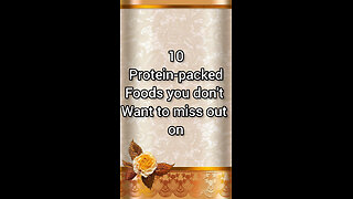 10protein packed foods you don't want to miss out on