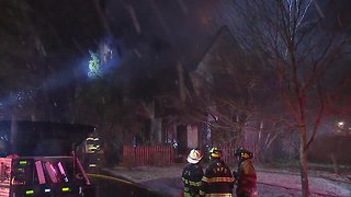 Firefighters battling house fire in Shaker Heights