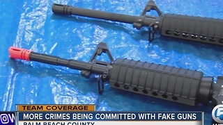 More crimes being committed with fake guns
