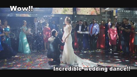 Incredible wedding dance