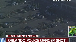 Orlando police officer shot