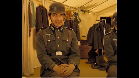 Do you think Mr Bean would make a good soldier?