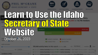 Learn your way around the Idaho Secretary of State Website.