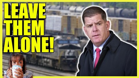 Marty Walsh BLOCKS Railroad Workers (clip)