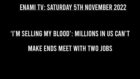 ‘I’m selling my blood’: millions in US can’t make ends meet with two jobs.