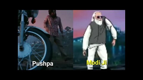 pushpa vs modi comedy video.#forboyyt