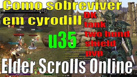 How to survive in Cyrodiil with Steel Dragonknight tank Elder Scrolls Online PvP 2022