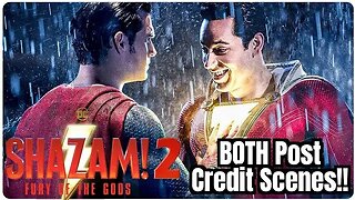 BOTH Shazam 2 POST CREDIT SCENES!! #furyofthegods😱❤️🤩💯🔥🍿😎🥳👌