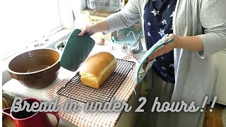 Fresh BREAD in UNDER 2 HOURS