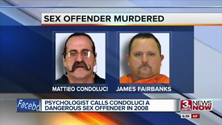 Psychologist calls Condoluci a dangerous sex offender in 2008