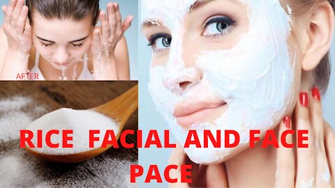 Rice facial at home to make your skin fairer