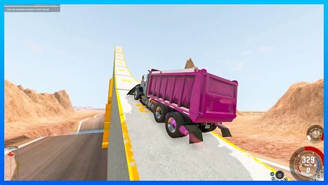 TruckFails | Dump Trucks Full Speed Jumping #261 – BeamNG.Drive