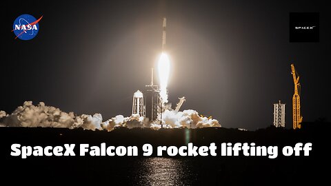 SpaceX Falcon 9 Rocket Launches to Space Station
