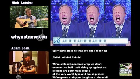 Meme Wars Alex Jones Revenge on 'Indie Folk Song' ExomatrixTV TripleMix