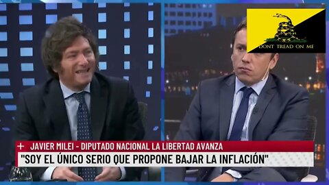 2022 10 16 Javier Milei "En la economía tenemos una bomba de tiempo"