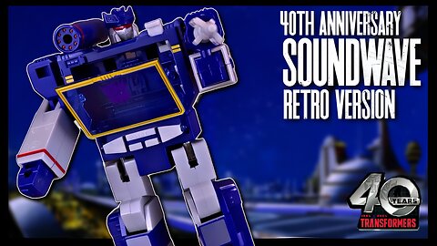 Hasbro Transformers Retro 40th Anniversary Soundwave Walmart Exclusive