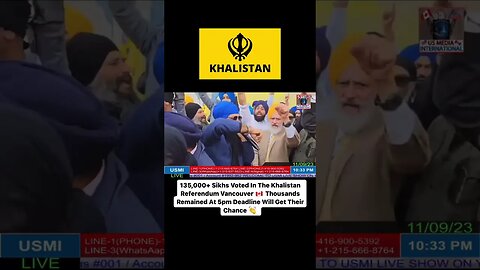 Khalistan Referendum Vancouver 🇨🇦