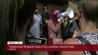 Protesters rally after officer-involved shooting of Jacob Blake