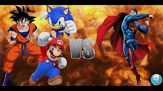 MUGEN - Request - Goku + Mario +Sonic VS Superman - See Description