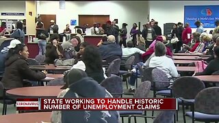 State working to handle historic number of unemployment claims