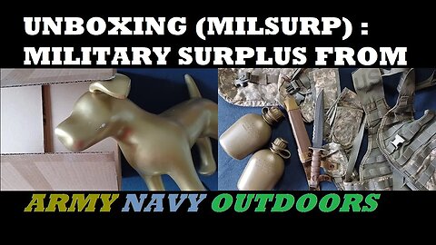 UNBOXING 129: Army Navy Outdoors. USMC OKC-3S Bayonet, FLC, UCP MOLLE GEAR.