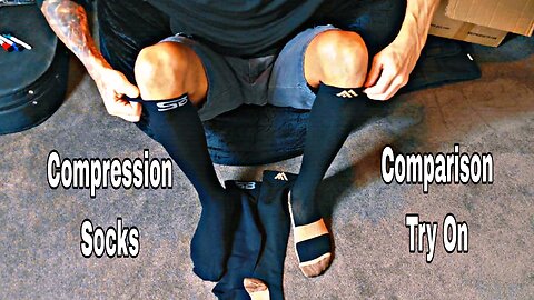 2 Brands Compression Sock Comparison Try On